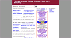 Desktop Screenshot of pillowshamsus.com